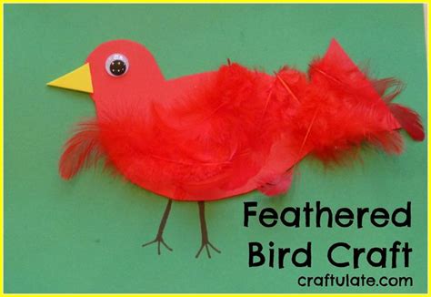 Feathered Bird Craft - Craftulate