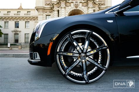 Diablo 24″ Chrome DNA Wheels on a Cadillac XTS – Diablo Wheels USA