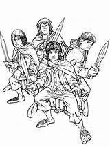 Hobbit coloring Pages sketch template
