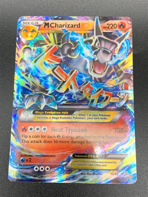 MEGA Charizard EX 12/83 ULTRA RARE XY Generations Pokemon Card HOLO NM 8-9 M | eBay