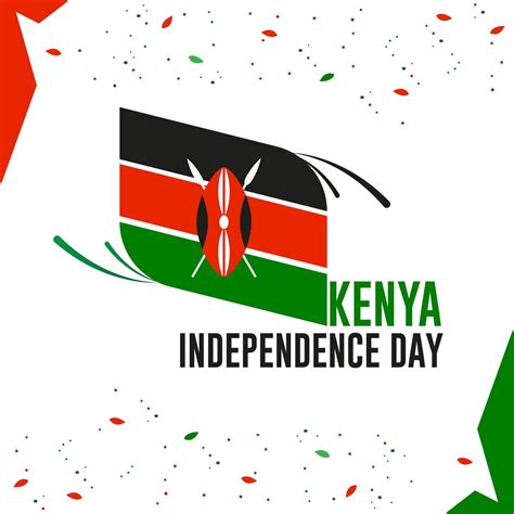 Kenya Independence day wallpaper with Kenya flag 1752228 Vector Art at Vecteezy