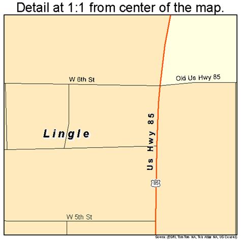 Lingle Wyoming Street Map 5646790