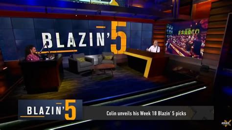 Blazing 5: Colin Cowherd Week 18 NFL Picks 2021 On Fox Sports