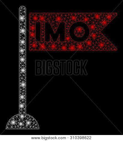 Glossy Mesh Imo Flag Vector & Photo (Free Trial) | Bigstock