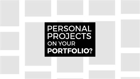 Should you Include Personal Projects on your Porfolio? — Samuel J. Stroud