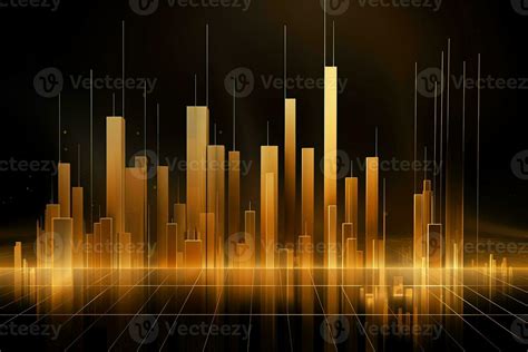 golden bars on a black background. Generative AI 30598867 Stock Photo at Vecteezy