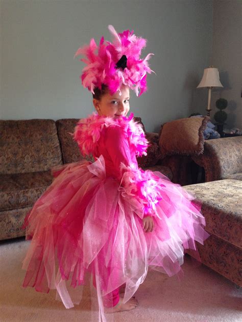 Flamingo Costume, Hot Pink Feather Costume, Kids Flamingo Costume, Pink ...