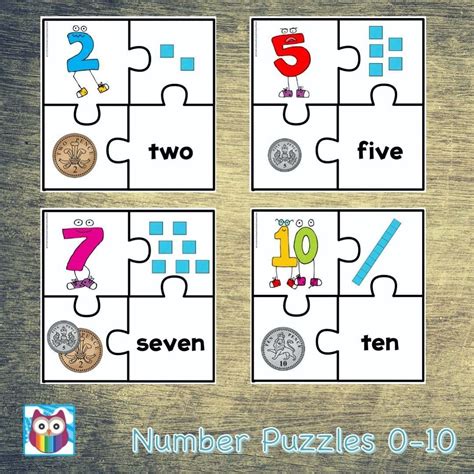 Number Puzzles 0 to 10 – Primary Classroom Resources