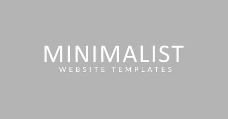 24 Best Minimalist Website Templates