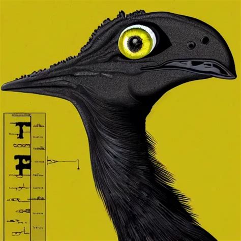 a black feathered scientifically accurate Troodon with | Stable Diffusion