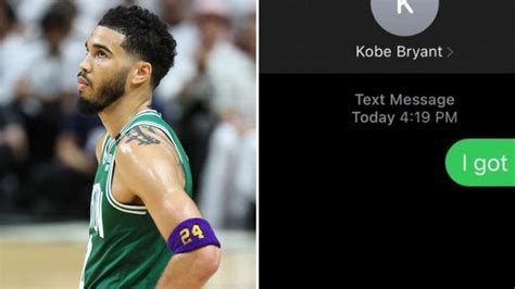 'I got you today' - Jayson Tatum reveals he text Kobe Bryant before ...