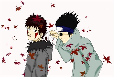 Kiba+Akamaru+Shino by raveguy on DeviantArt