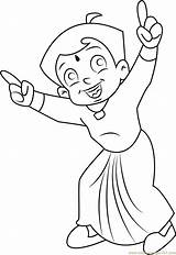krishna And chhota bheem coloring Page Bheem Chota  sketch template