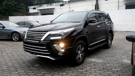 Modified fortuner 2017 model black - YouTube