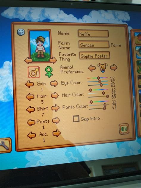 Sencen Farm🫶🏻 in 2024 | Stardew valley, Hair color, Eye color