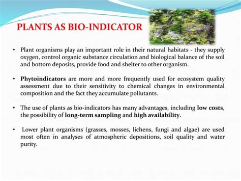 Bioindicators