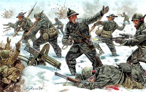 HD wallpaper art fight attack men uniforms weapon winter snow soviet-finnish war 1939-1940 picture