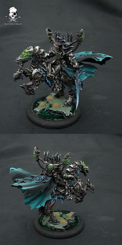 Blue Goreshade Cryx | Warmachine miniatures, Miniature painting, Mini ...