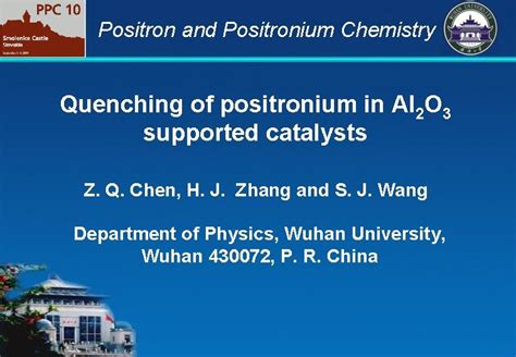 Positron and Positronium Chemistry Quenching of positronium in