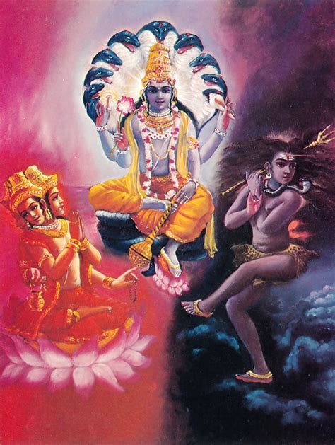 The Trimurti - Brahma, Vishnu and Shiva ! : r/hinduism