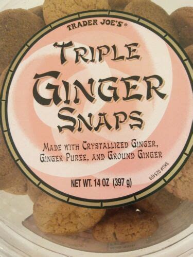 Trader Joe's Triple Ginger Snaps Cookies | eBay