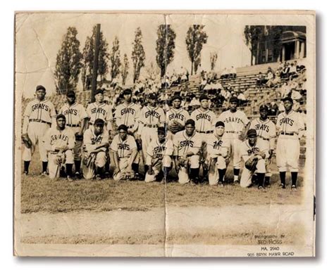 1930's Homestead Grays Photo with Buck Leonard