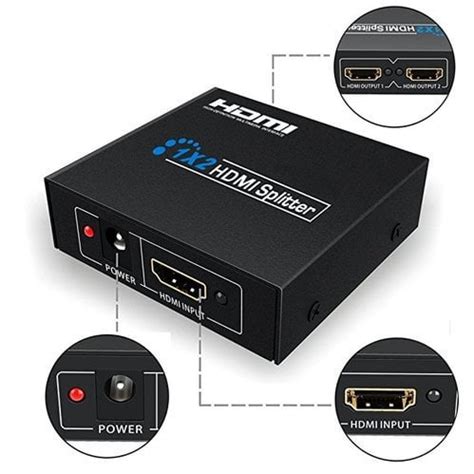 HDMI 2 Ports Splitter 1080p and 4K Resolution - Amman Jordan - Pccircle