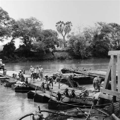 South African engineers successfully fording the Juba River 67 ...