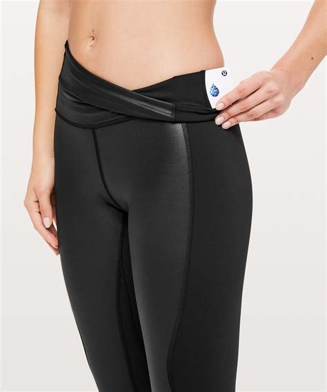 lululemon Women's Wunder Under High-Rise Legging 28" Shine, Black, Size ...