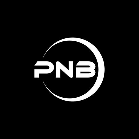 PNB letter logo design in illustration. Vector logo, calligraphy ...