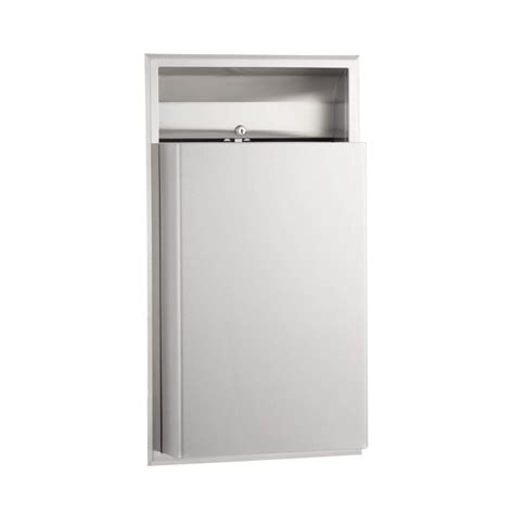 Bobrick | B-3644 ClassicSeries Recessed Waste Receptacle, 12 Gallon