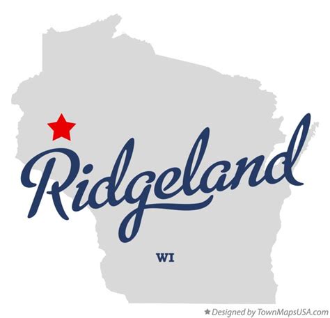 Map of Ridgeland, WI, Wisconsin