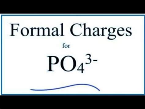 Formal charge on PO4^-3 - YouTube