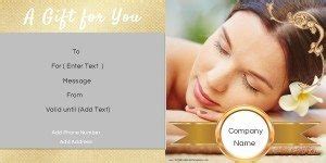 Gift Certificate Templates for a Hair Salon