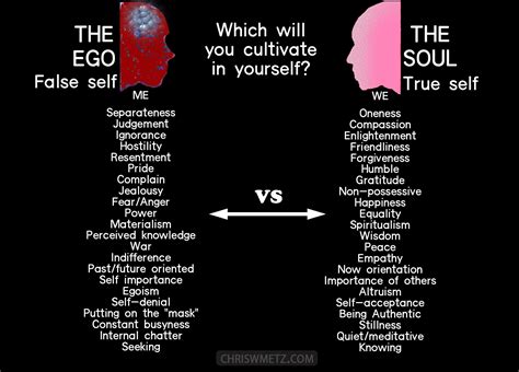 The Ego (False Self) vs The Soul (True Self)Which will you cultivate in ...