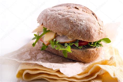 Rye bread sandwich — Stock Photo © manyakotic #118373468