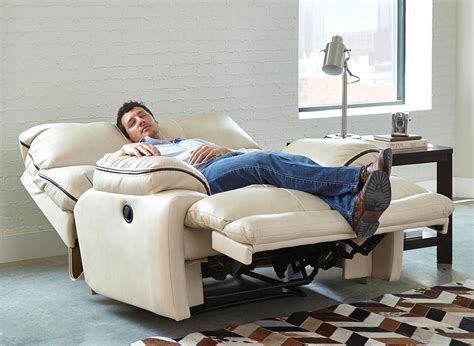 The Larkin Power Lay Flat Reclining Living Room Collection by Catnapper has extra-wide two seat ...