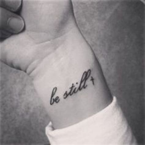 14 Unique Be Still Wrist Tattoos - Wrist Tattoo Pictures