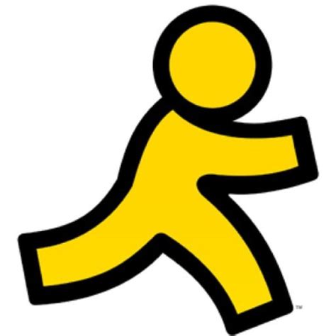 AOL Running Man Logo - LogoDix