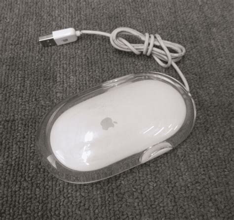 Apple M5769 White One Button Pro Wired USB 400 DPI Optical Mouse