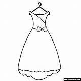 Coloring Pages Of Prom Dresses sketch template