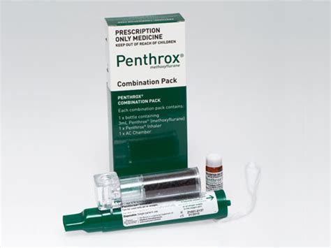 Penthrox Inhaler CombiPack – with Charcoal Filter and 1x 3mL Methoxyflurane | Sanax Medical