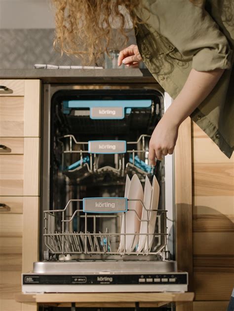 Person in Green T-shirt Holding Dishwasher · Free Stock Photo