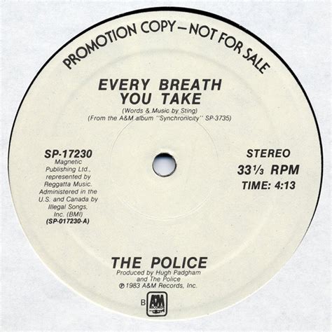 The Police - Every Breath You Take (1983, Vinyl) | Discogs