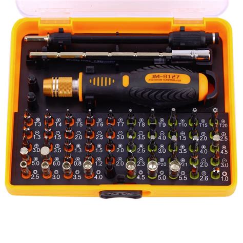 53 in 1 Multi purpose Precision Magnetic Screwdriver Set with Trox Hex ...