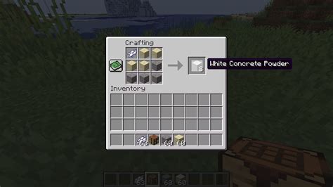 Minecraft: How to Make Concrete & Concrete Powder