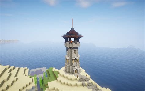 Minecraft Medieval Lighthouse