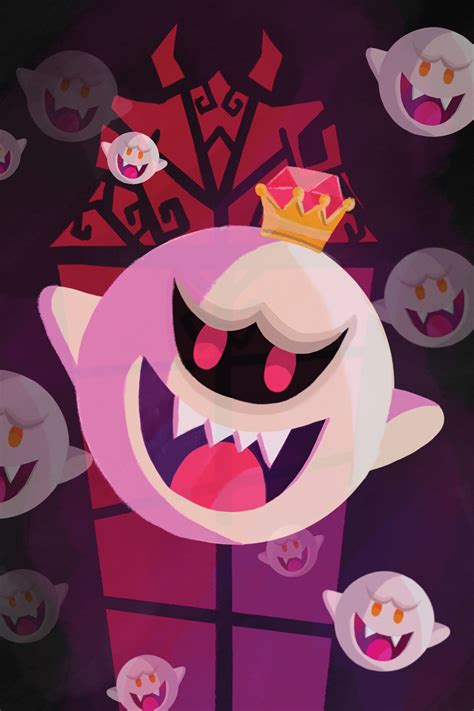 King Boo | Super mario art, King boo, Mario and luigi