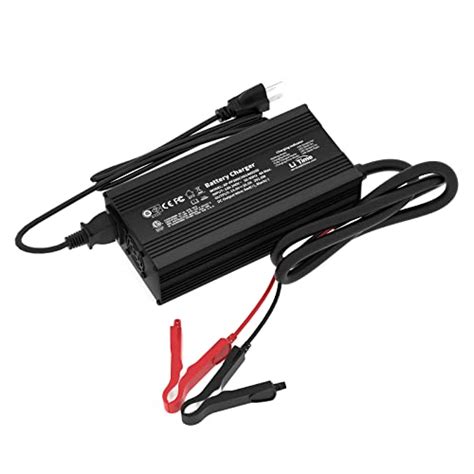 LiTime 12V 20A Lithium Battery Charger, 14.6V LiFePO4 Battery Charger ...