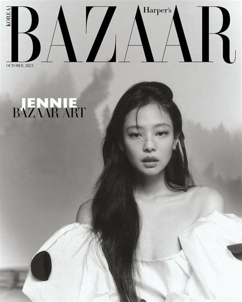 BLACKPINK's Jennie graces the covers of Harper's Bazaar Korea in ...